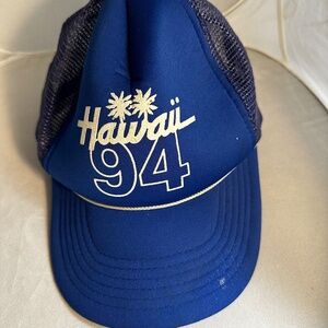 Vintage 90's Blue Maui Baseball Cap